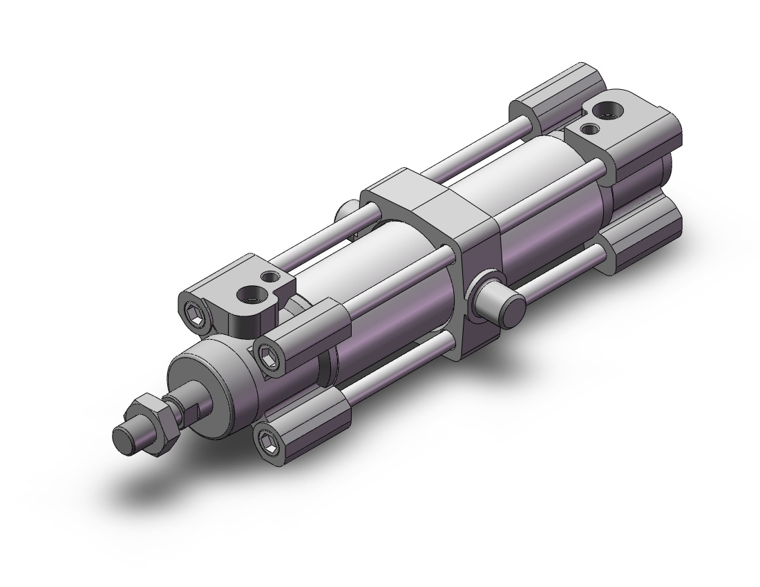 SMC C96SDT32-80C cylinder, tie rod, ISO TIE ROD CYLINDER