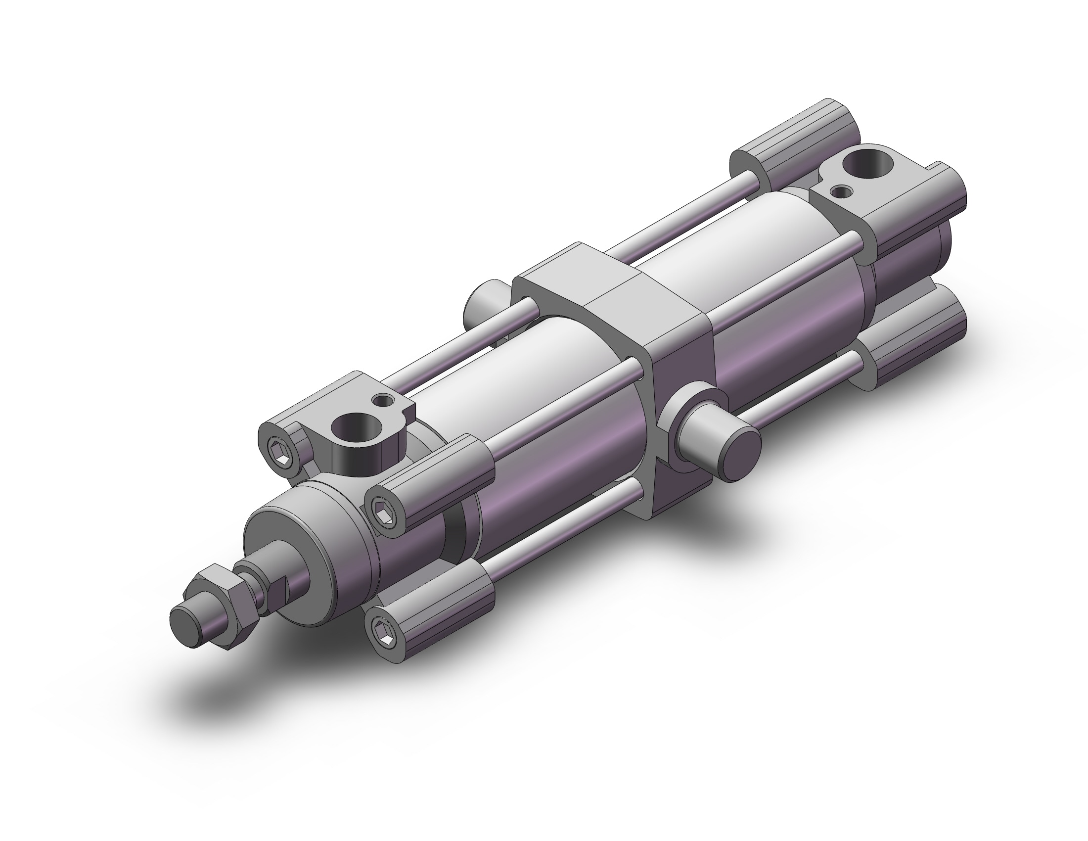 SMC C96SDT40-100C cylinder, tie rod, ISO TIE ROD CYLINDER