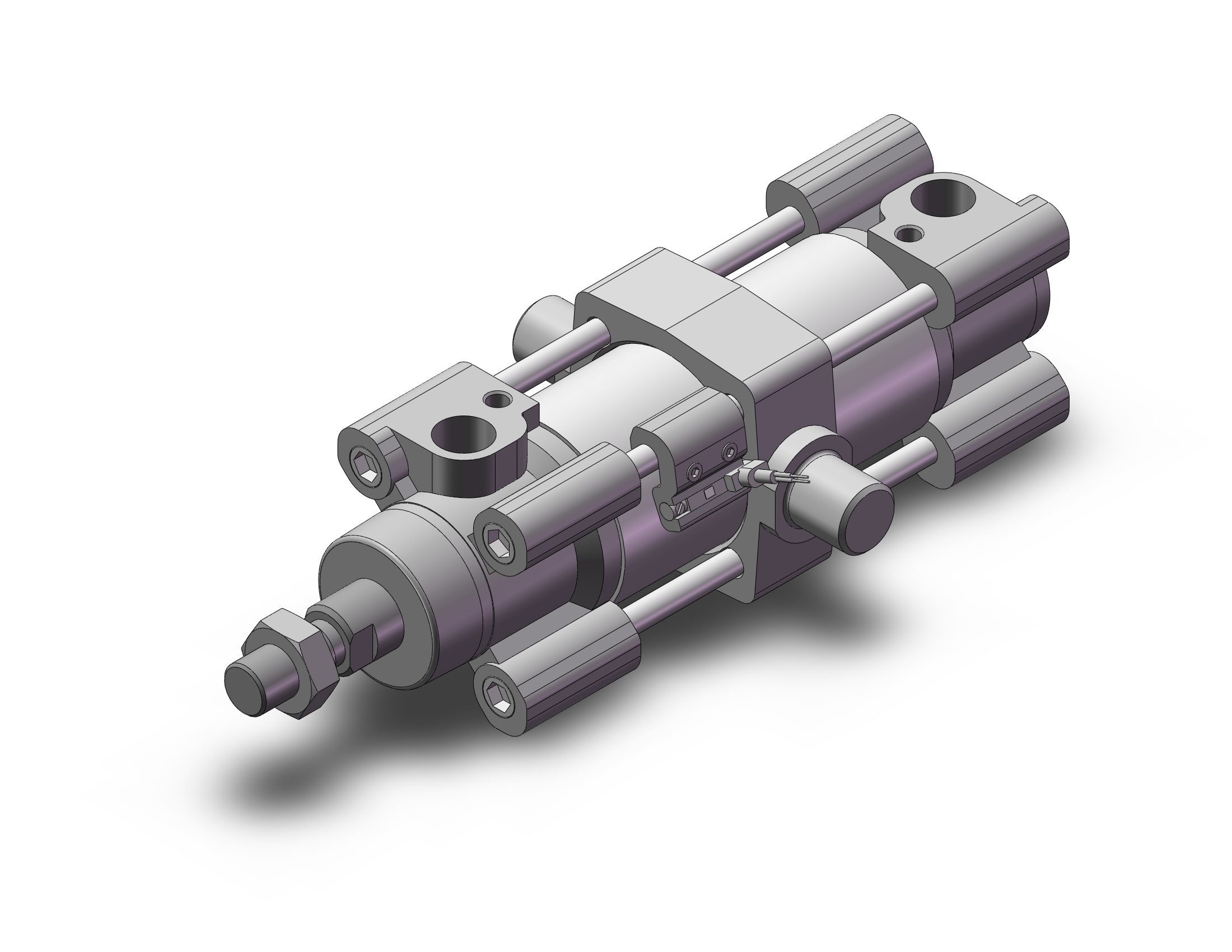 SMC C96SDT40-50C-A90VS cylinder, tie rod, ISO TIE ROD CYLINDER