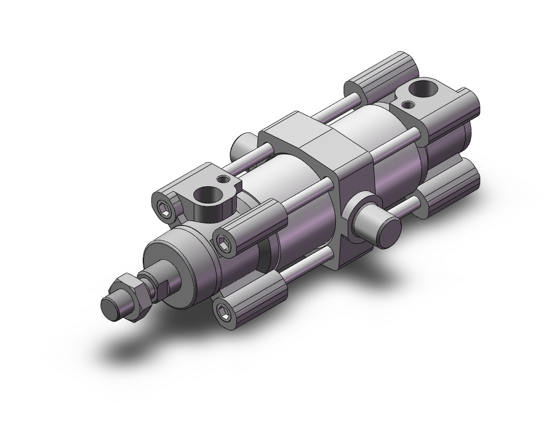 SMC C96SDT40-50C cylinder, tie rod, ISO TIE ROD CYLINDER