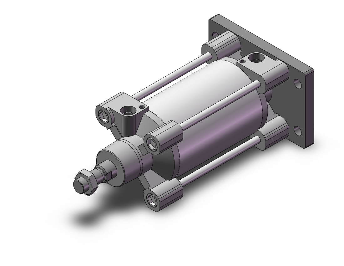 SMC C96SG100-100C cylinder, tie rod, ISO TIE ROD CYLINDER