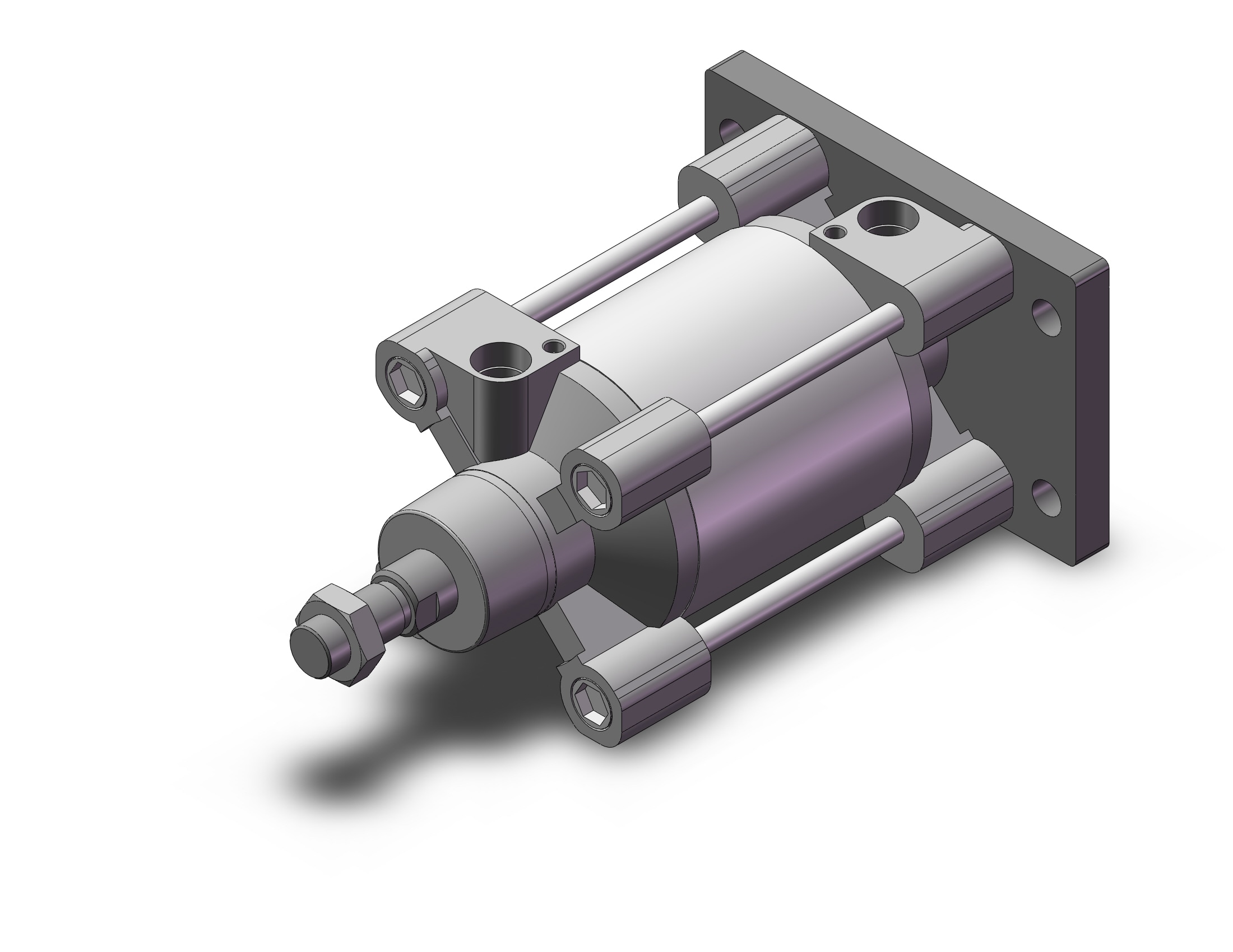 SMC C96SG100-50C cylinder, tie rod, ISO TIE ROD CYLINDER