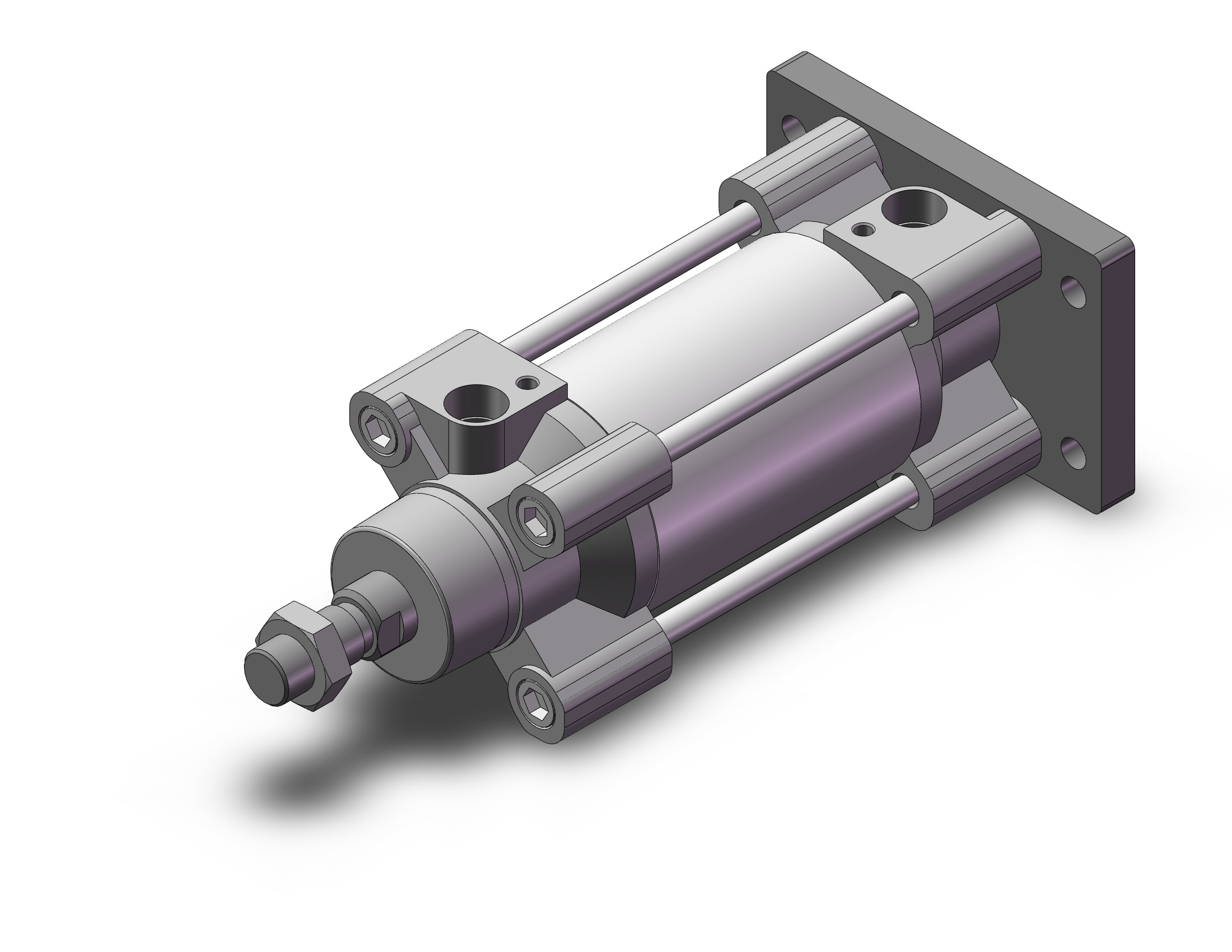 SMC C96SG63-50C cylinder, tie rod, ISO TIE ROD CYLINDER