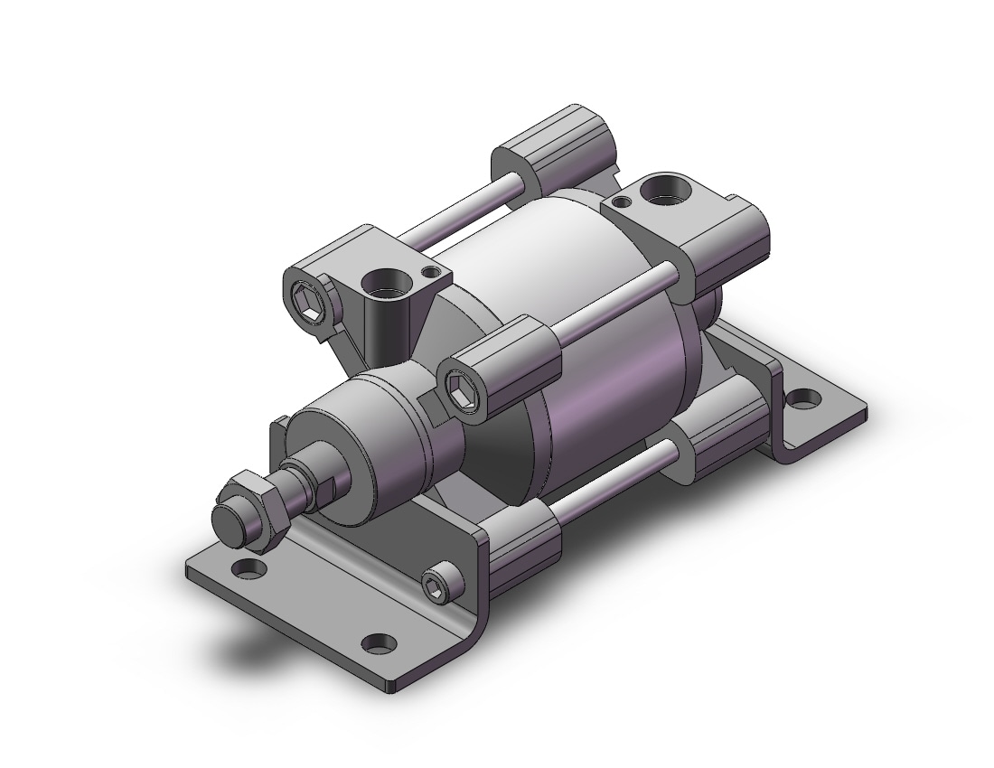 SMC C96SL100-25C cylinder, tie rod, ISO TIE ROD CYLINDER