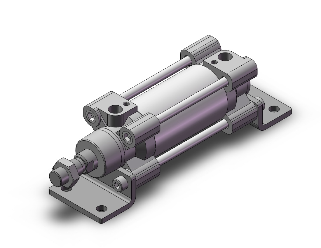 SMC C96SL50-50C cylinder, tie rod, ISO TIE ROD CYLINDER