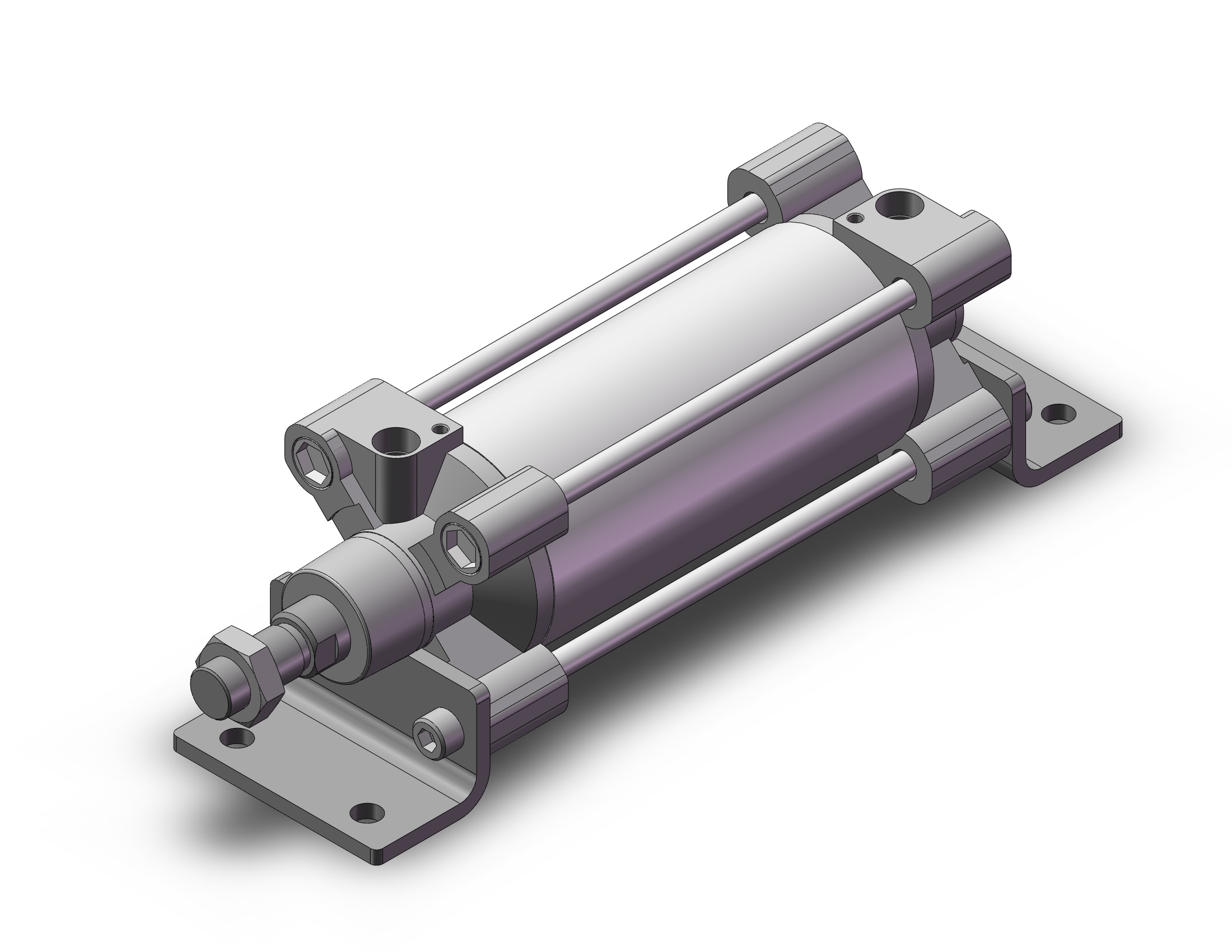 SMC C96SL80-125C cylinder, tie rod, ISO TIE ROD CYLINDER