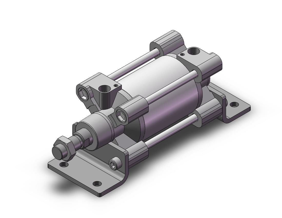 SMC C96SL80-50C cylinder, tie rod, ISO TIE ROD CYLINDER