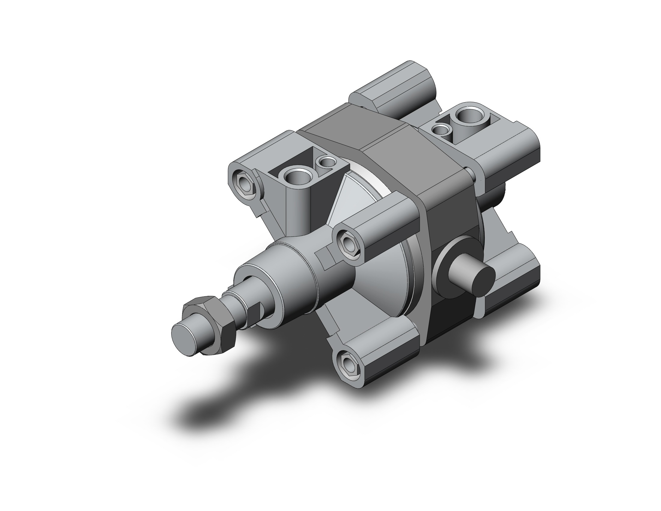 SMC C96ST125-25 cylinder, tie rod, ISO TIE ROD CYLINDER