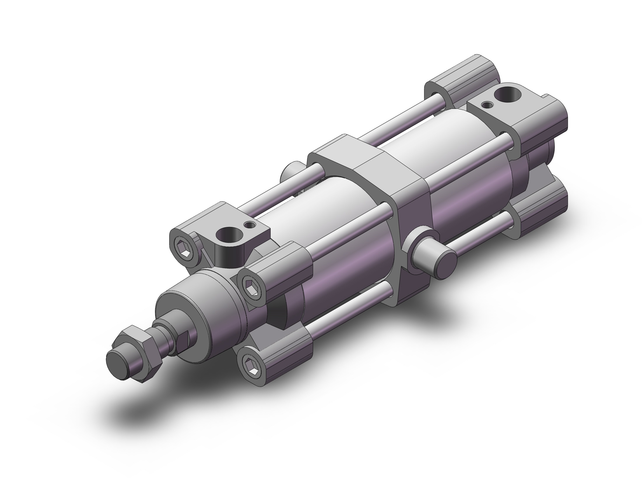 SMC C96ST50-100C cylinder, tie rod, ISO TIE ROD CYLINDER