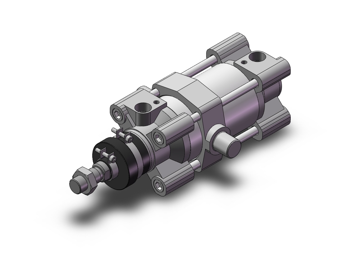 SMC C96ST63-50CK cylinder, tie rod, ISO TIE ROD CYLINDER