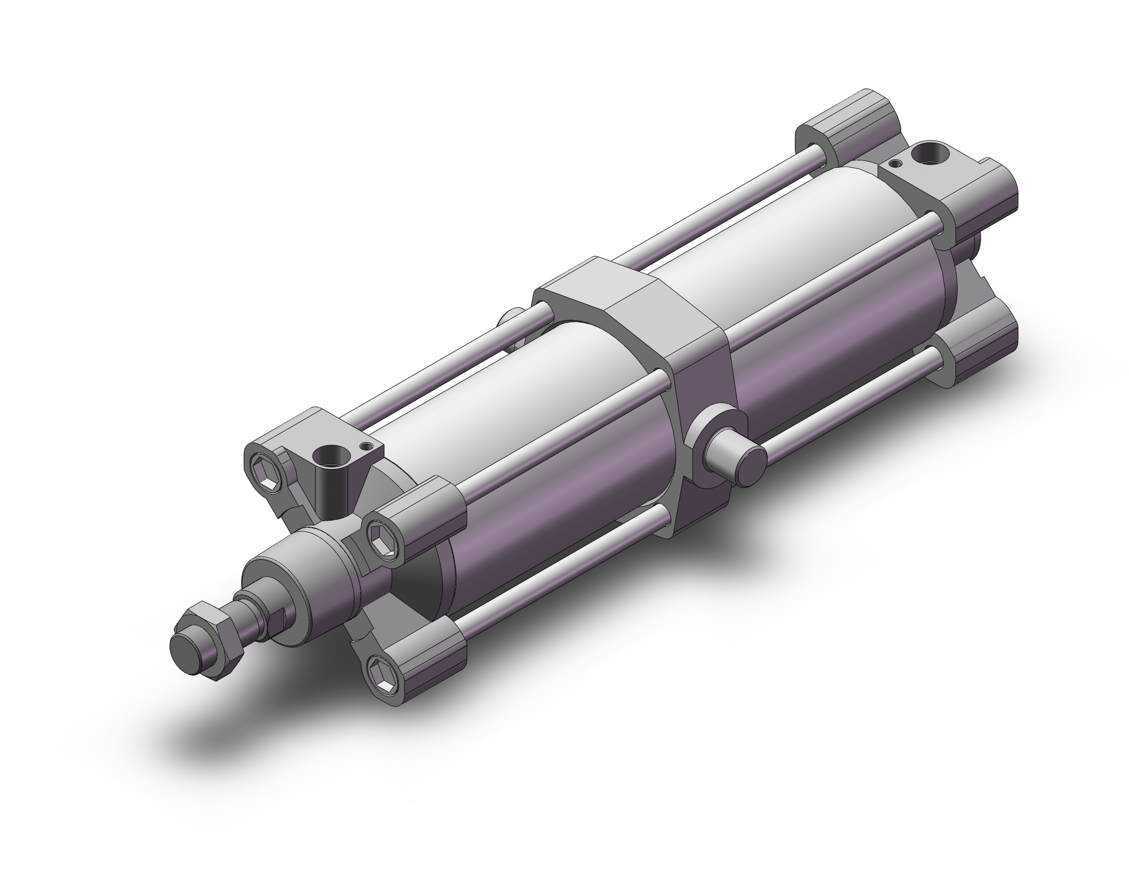 SMC C96ST80-250C cylinder, tie rod, ISO TIE ROD CYLINDER