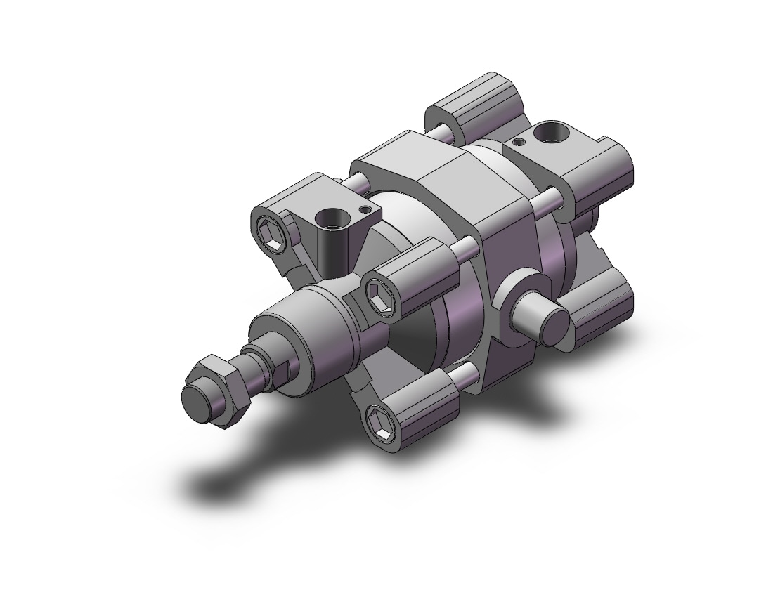 SMC C96ST80-25C cylinder, tie rod, ISO TIE ROD CYLINDER