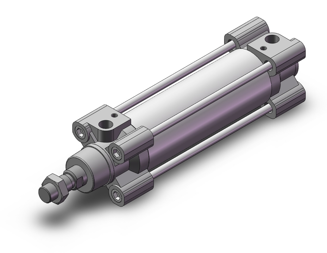 SMC C96YDB50-125C cylinder, tie rod, ISO TIE ROD CYLINDER