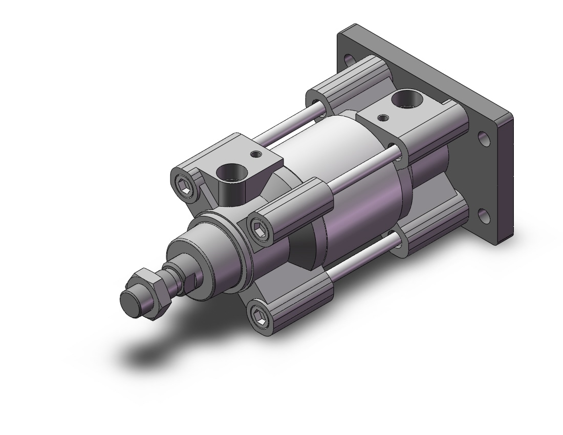 SMC C96YG63-25C cylinder, tie rod, ISO TIE ROD CYLINDER