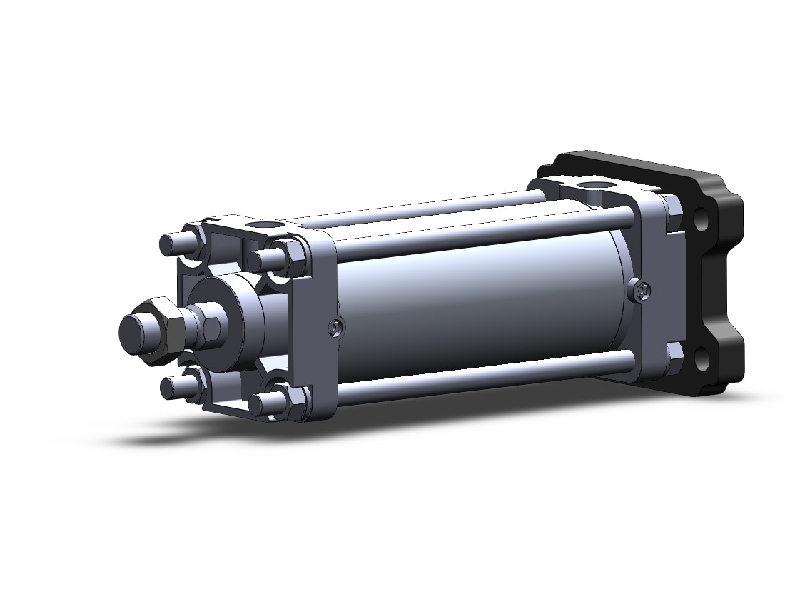 SMC CBA2G80TN-150-HL cyl, tie rod, locking, CBA1/CBA2 TIE-ROD CYL END LOCK