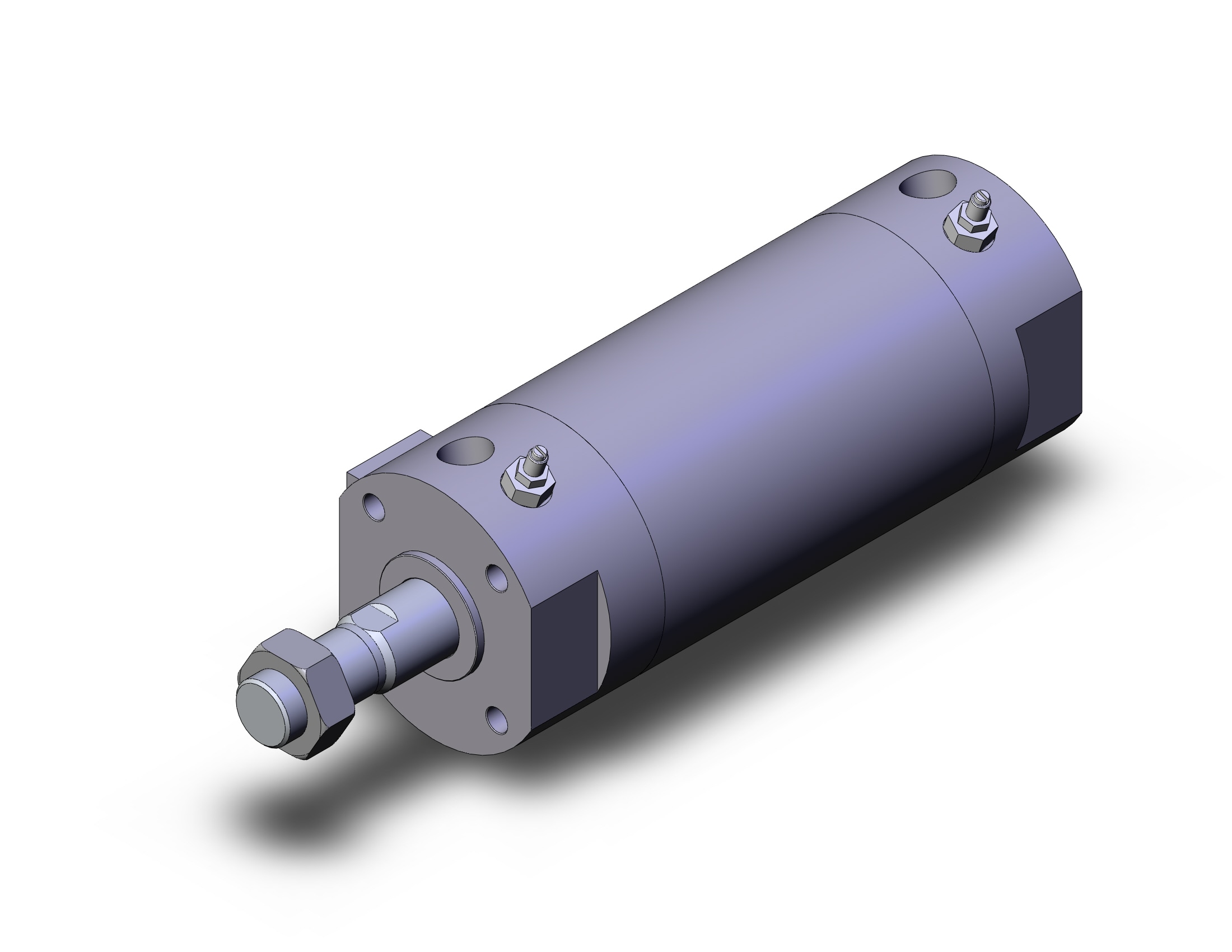 SMC CBG1BA80-100-RN cylinder, CBG1 END LOCK CYLINDER