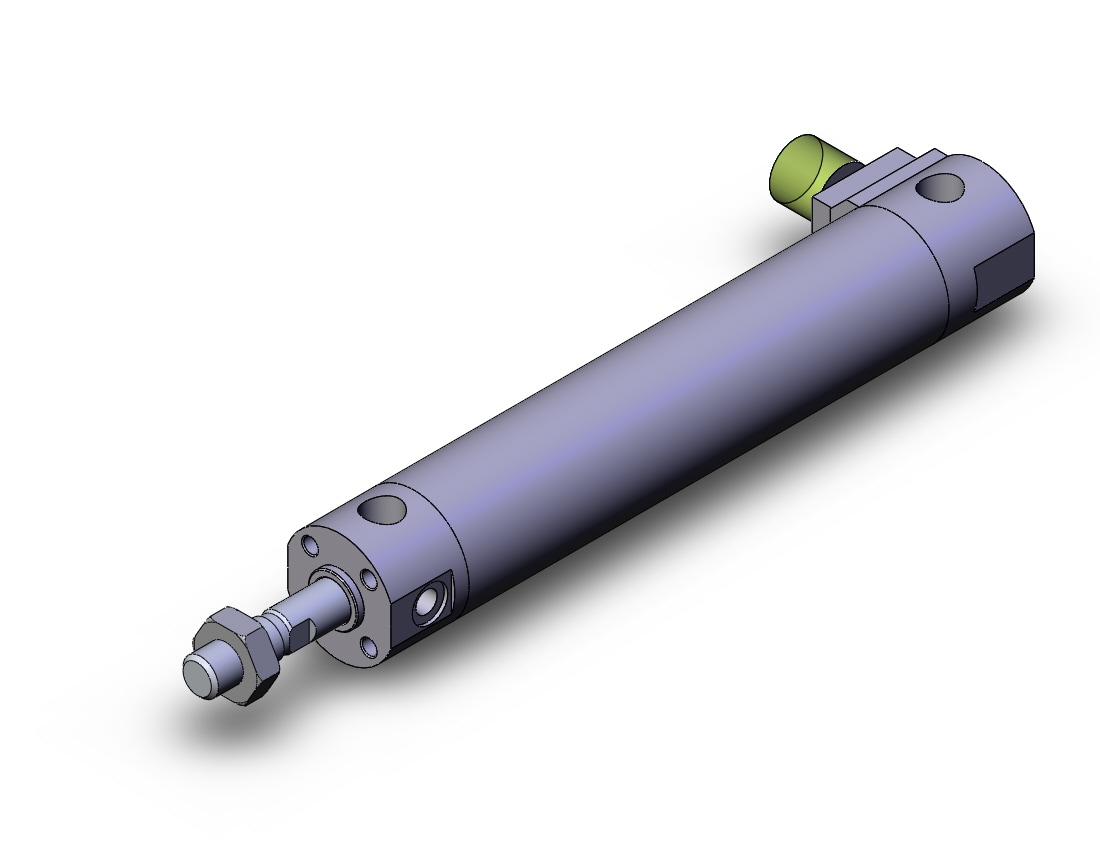 SMC CBG1BN25-100-HL cbg1, end lock cylinder, ROUND BODY CYLINDER