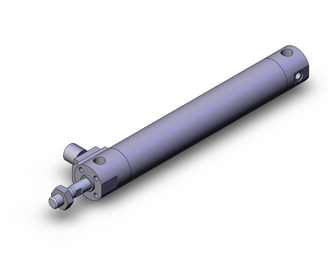 SMC CBG1BN25-150-RL cylinder, CBG1 END LOCK CYLINDER