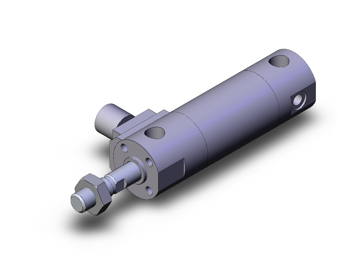 SMC CBG1BN25-25-RL cyl, end lock, CBG1 END LOCK CYLINDER