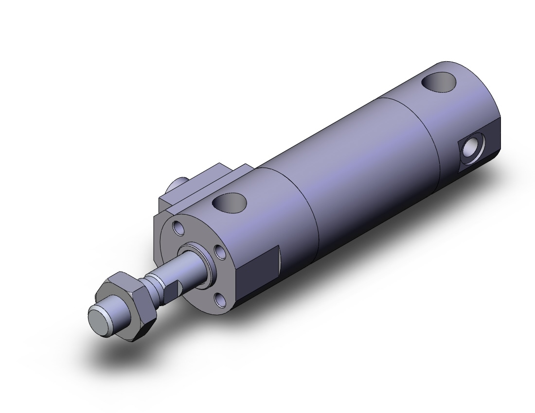 SMC CBG1BN25-25-RN cbg1, end lock cylinder, ROUND BODY CYLINDER