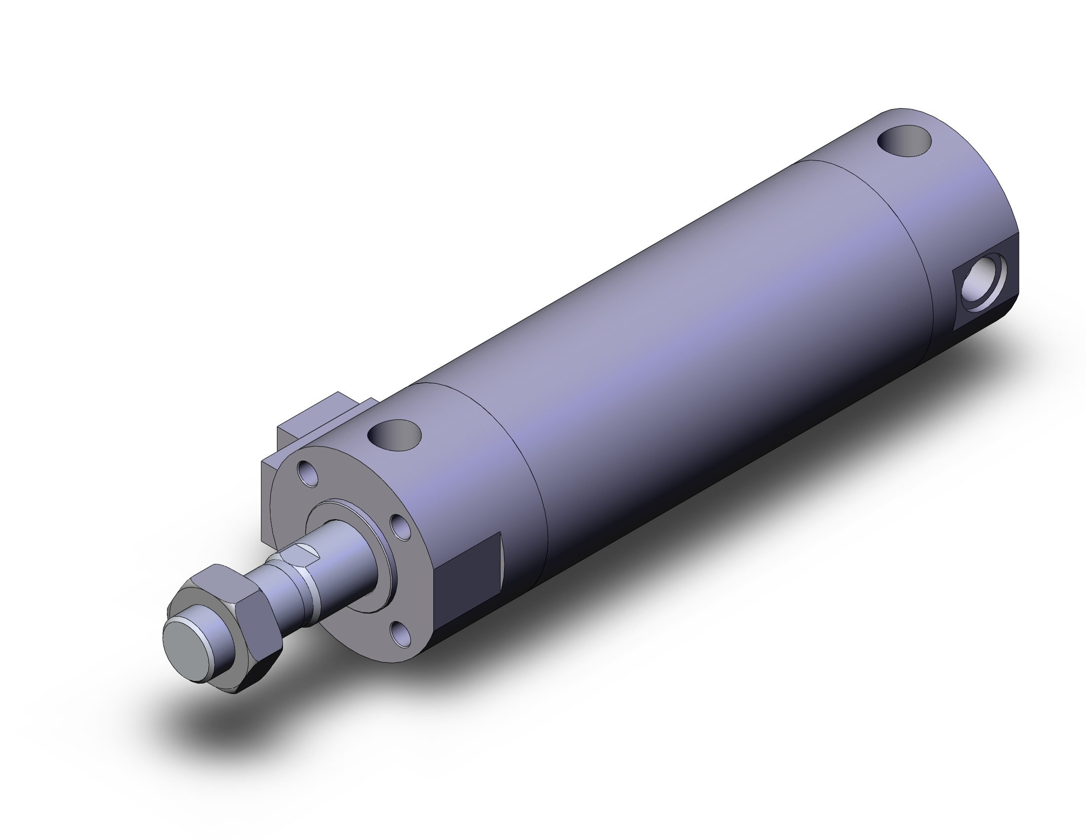 SMC CBG1BN50-100-RN base cylinder, CBG1 END LOCK CYLINDER