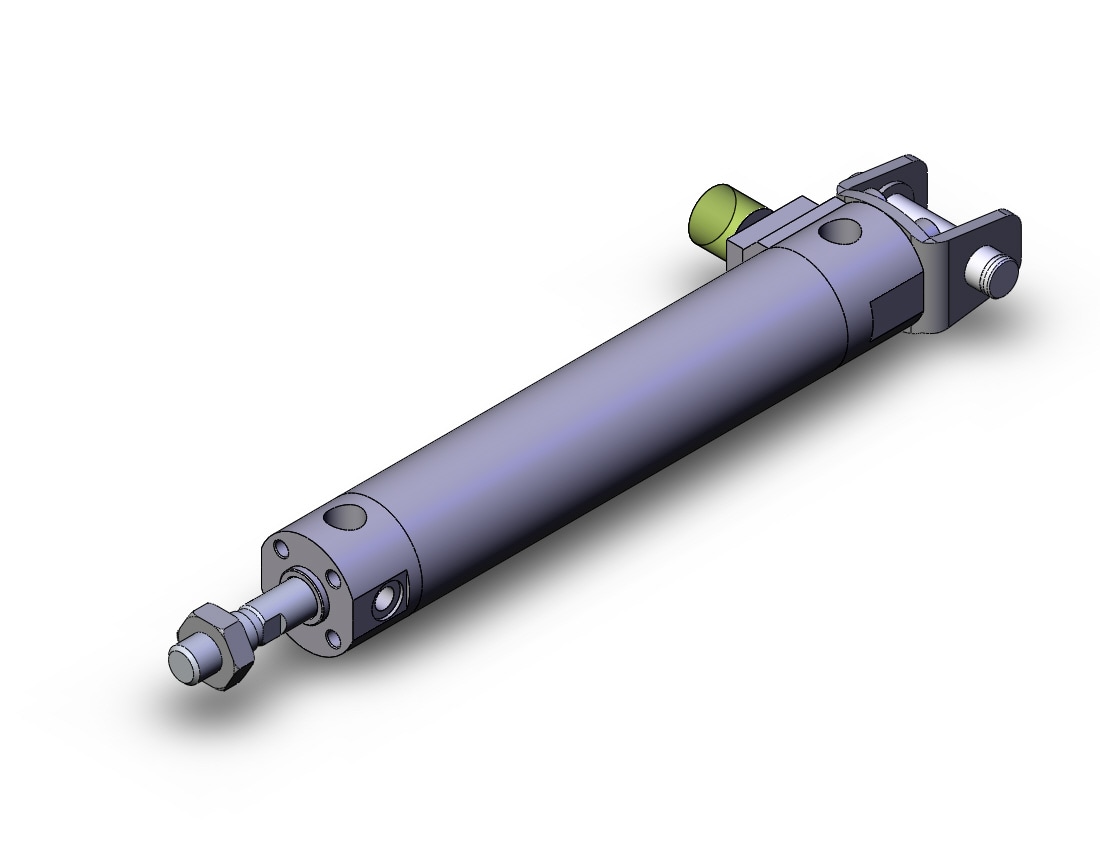 SMC CBG1DN25-100-HL cbg1, end lock cylinder, ROUND BODY CYLINDER