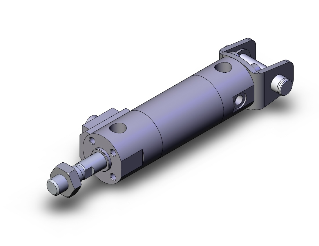 SMC CBG1DN25-25-RN cbg1, end lock cylinder, ROUND BODY CYLINDER