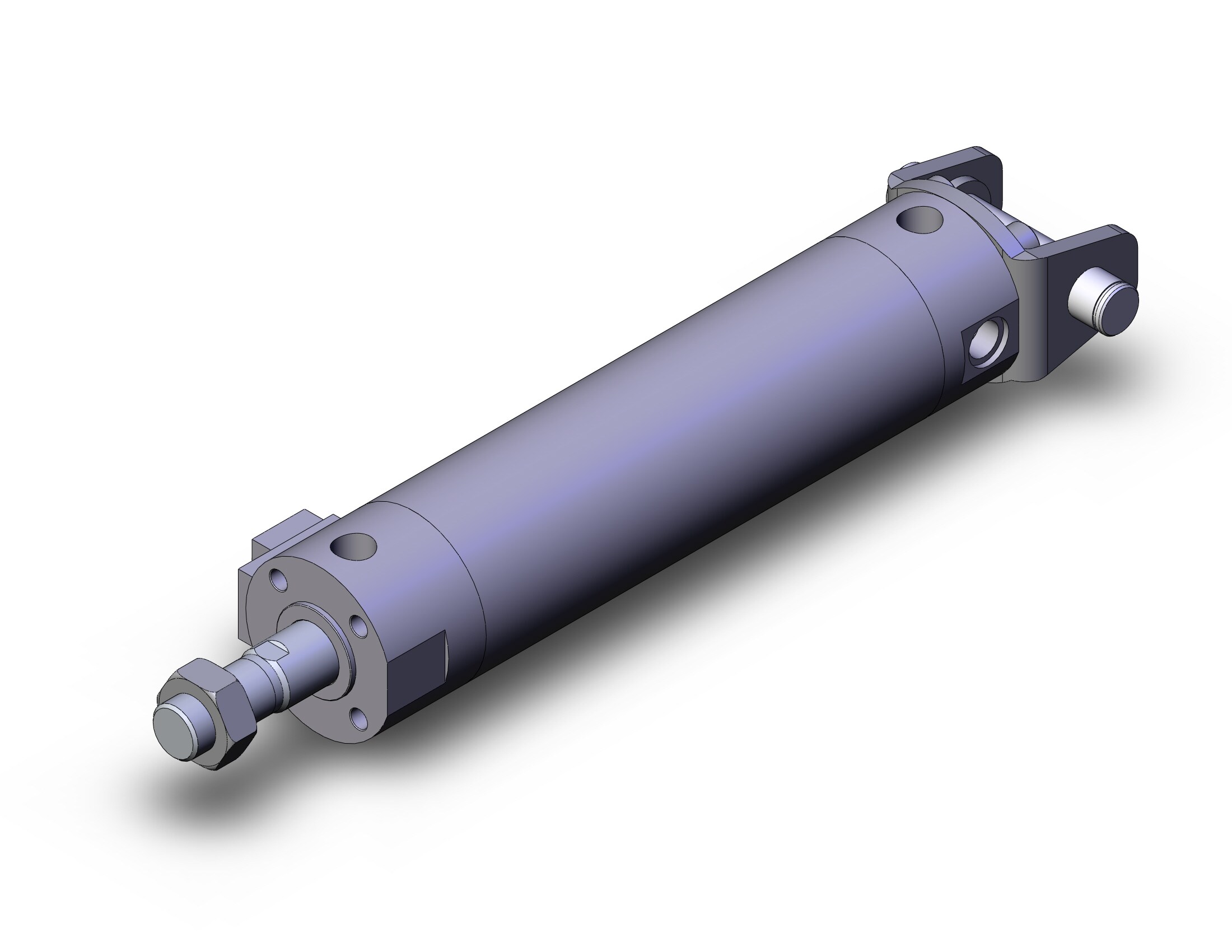 SMC CBG1DN50-150-RN cylinder, CBG1 END LOCK CYLINDER