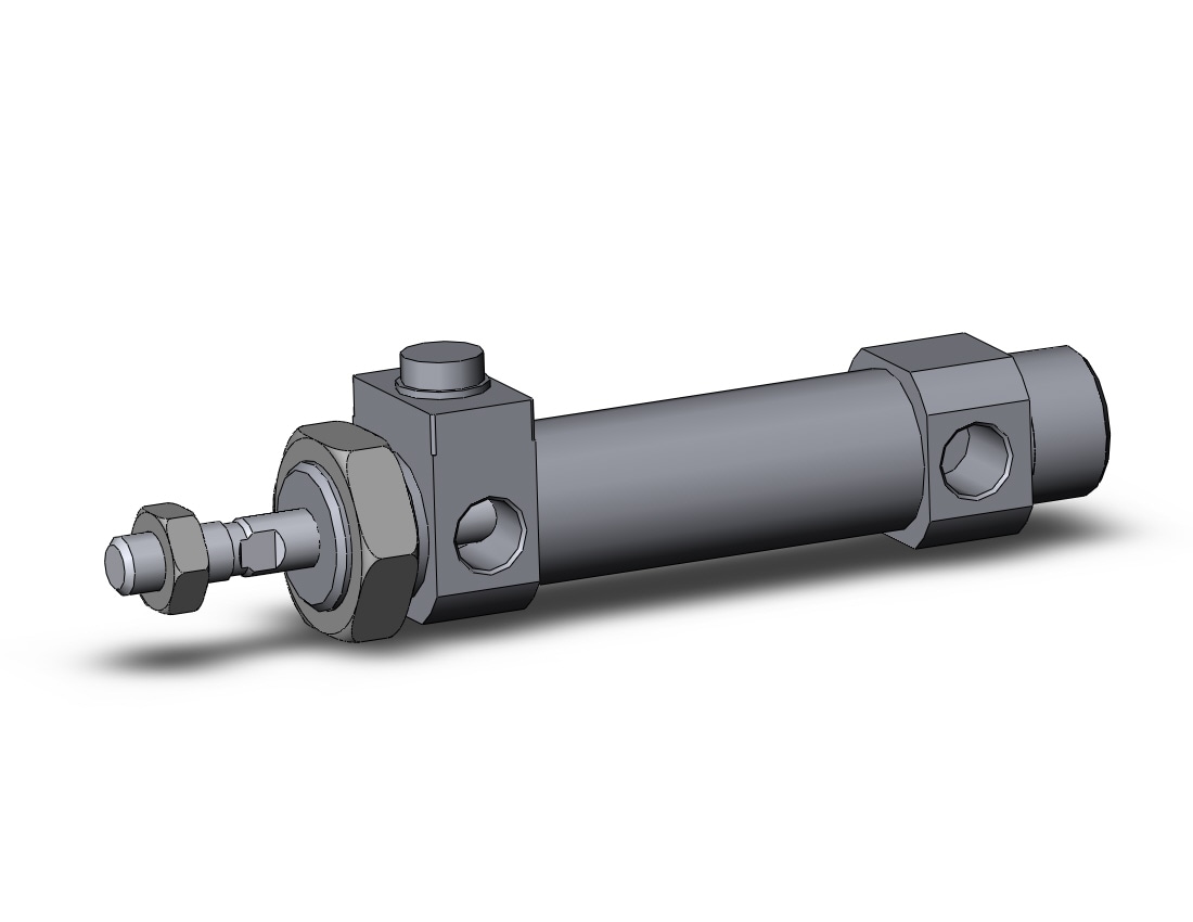 SMC CBM2B20-25-RN cylinder, air, ROUND BODY CYLINDER