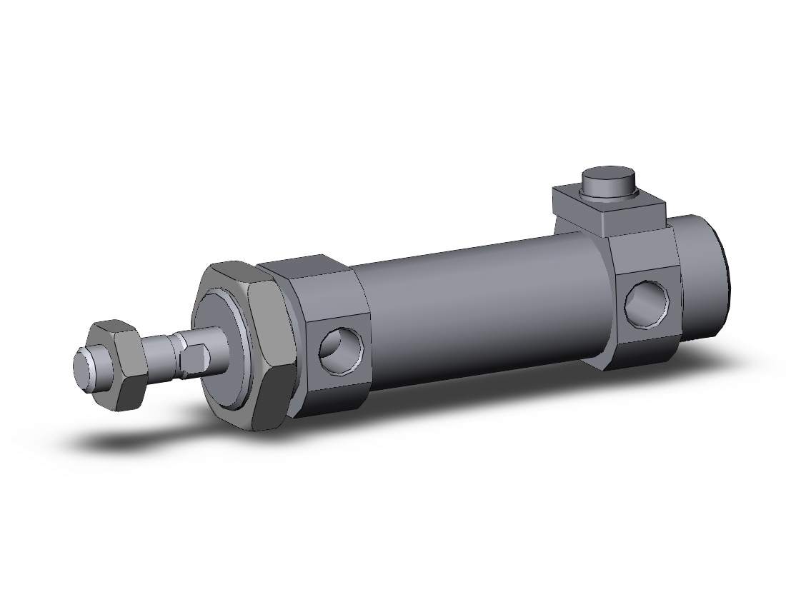 SMC CBM2B25-25-HN cylinder, air, ROUND BODY CYLINDER