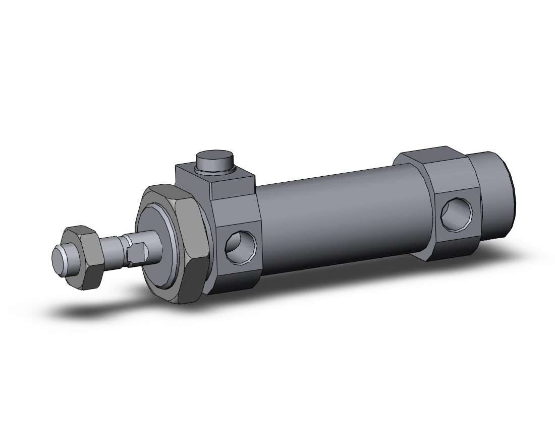 SMC CBM2B25-25-RN cylinder, air, ROUND BODY CYLINDER