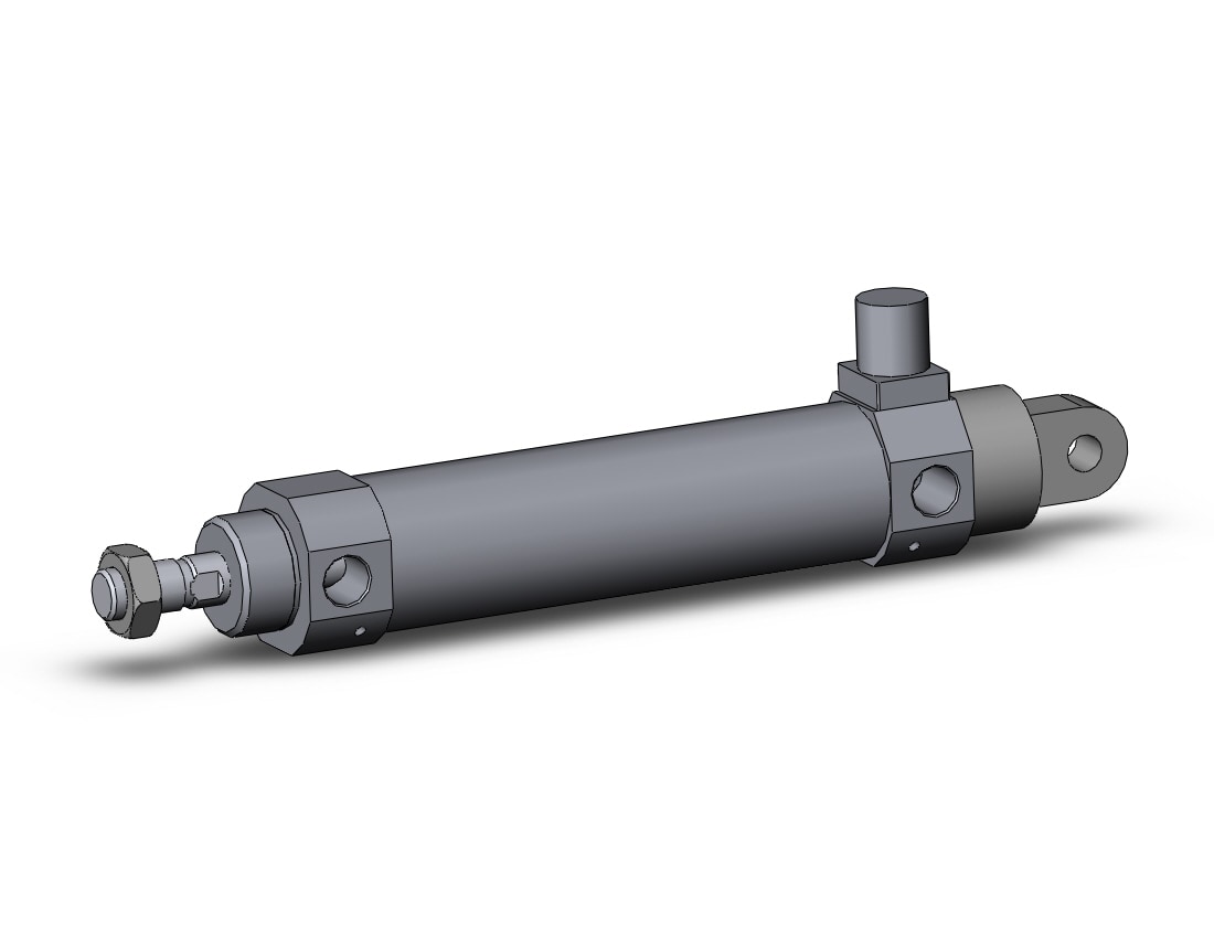 SMC CBM2C40-100A-HL cylinder, air, ROUND BODY CYLINDER