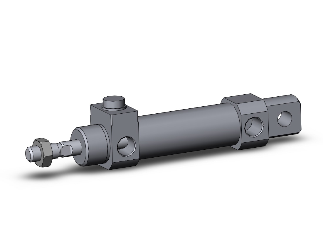 SMC CBM2E20-25-RN cylinder, air, ROUND BODY CYLINDER