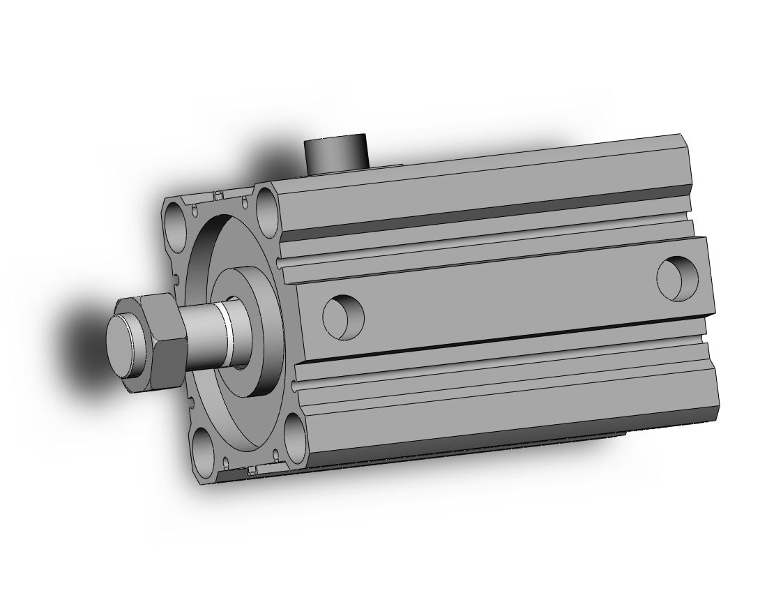 SMC CBQ2B80-50DCM-RN cyl, compact, locking, CBQ2 CYLINDER COMPACT LOCKING