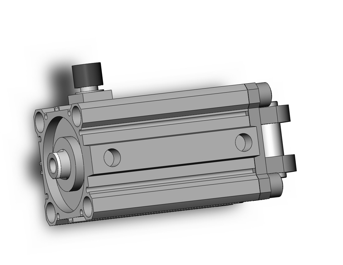 SMC CBQ2D63-50DC-RL cyl, compact, locking, CBQ2 CYLINDER COMPACT LOCKING