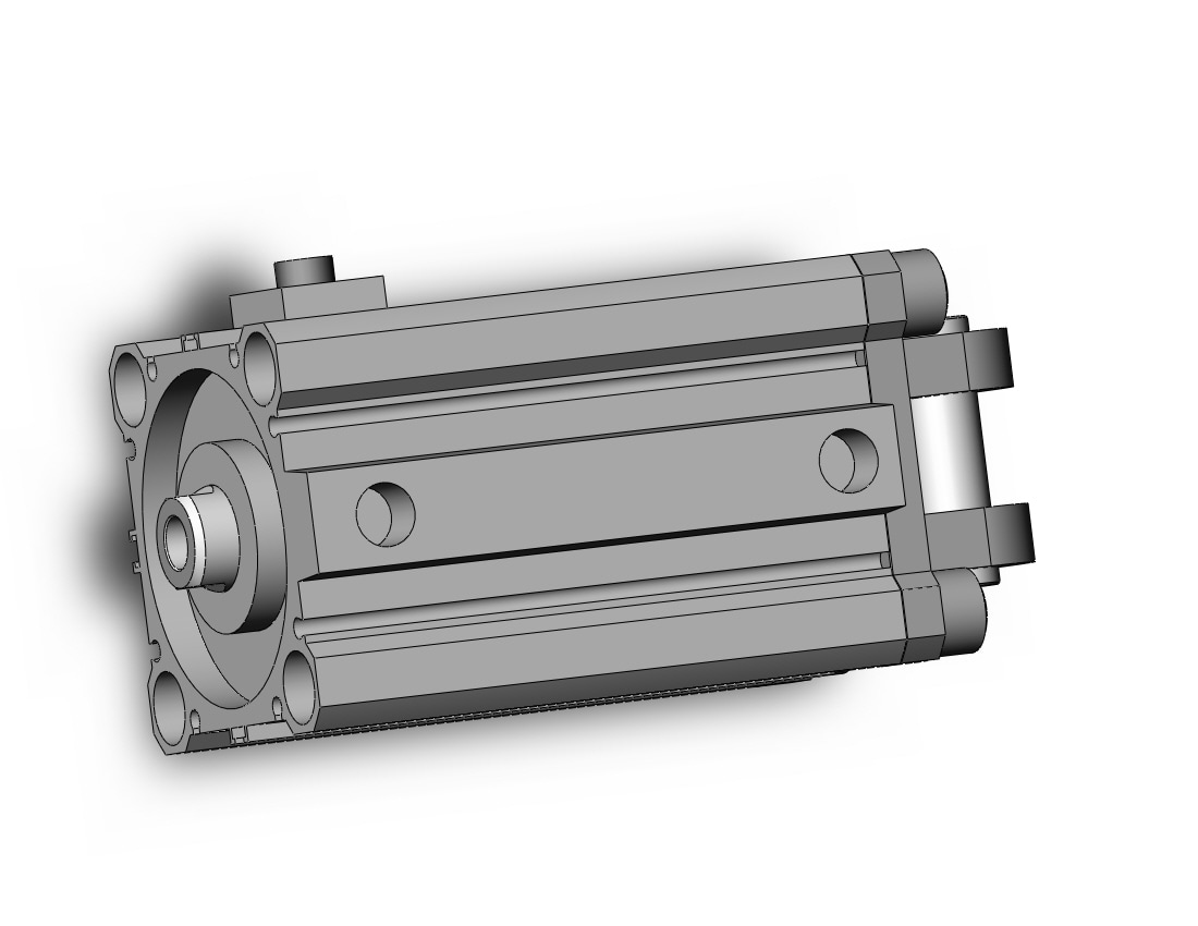 SMC CBQ2D63-50DC-RN cyl, compact, locking, CBQ2 CYLINDER COMPACT LOCKING