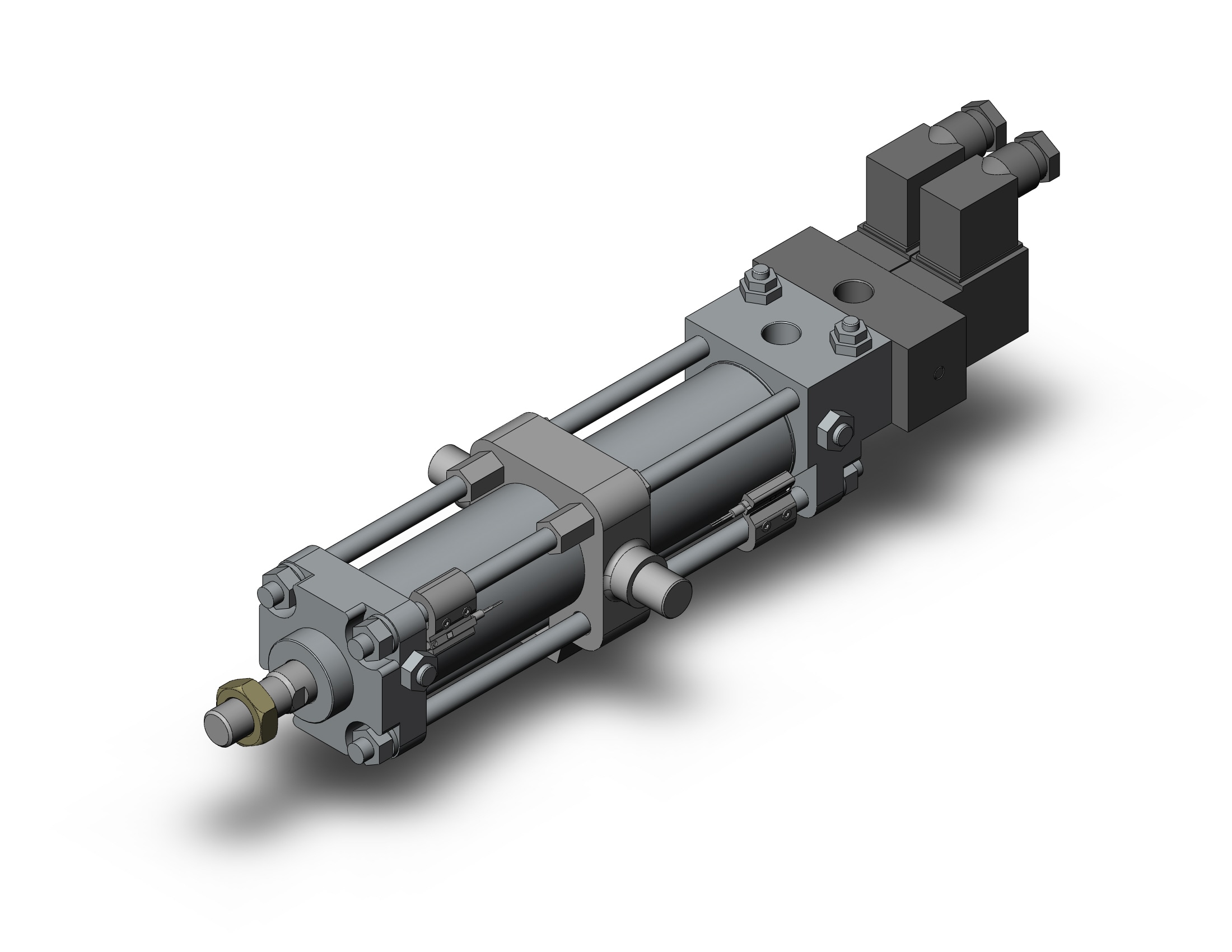 SMC CDV3TN40-150-M9BL-5WD air cylinder w/ valve, TIE ROD CYLINDER W/VALVE