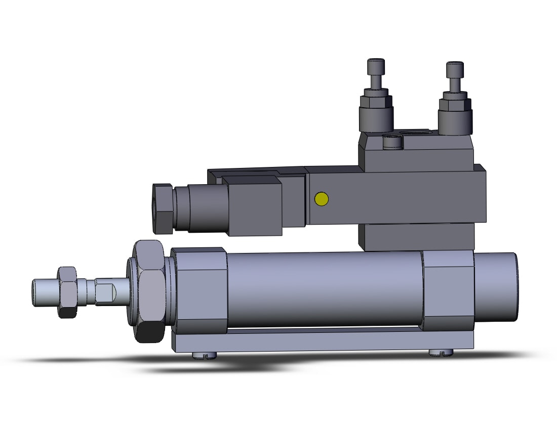 SMC CDVM5B20-25-15DZ cyl w/valve, sw capable, CVM BAND CYL W/VALVE