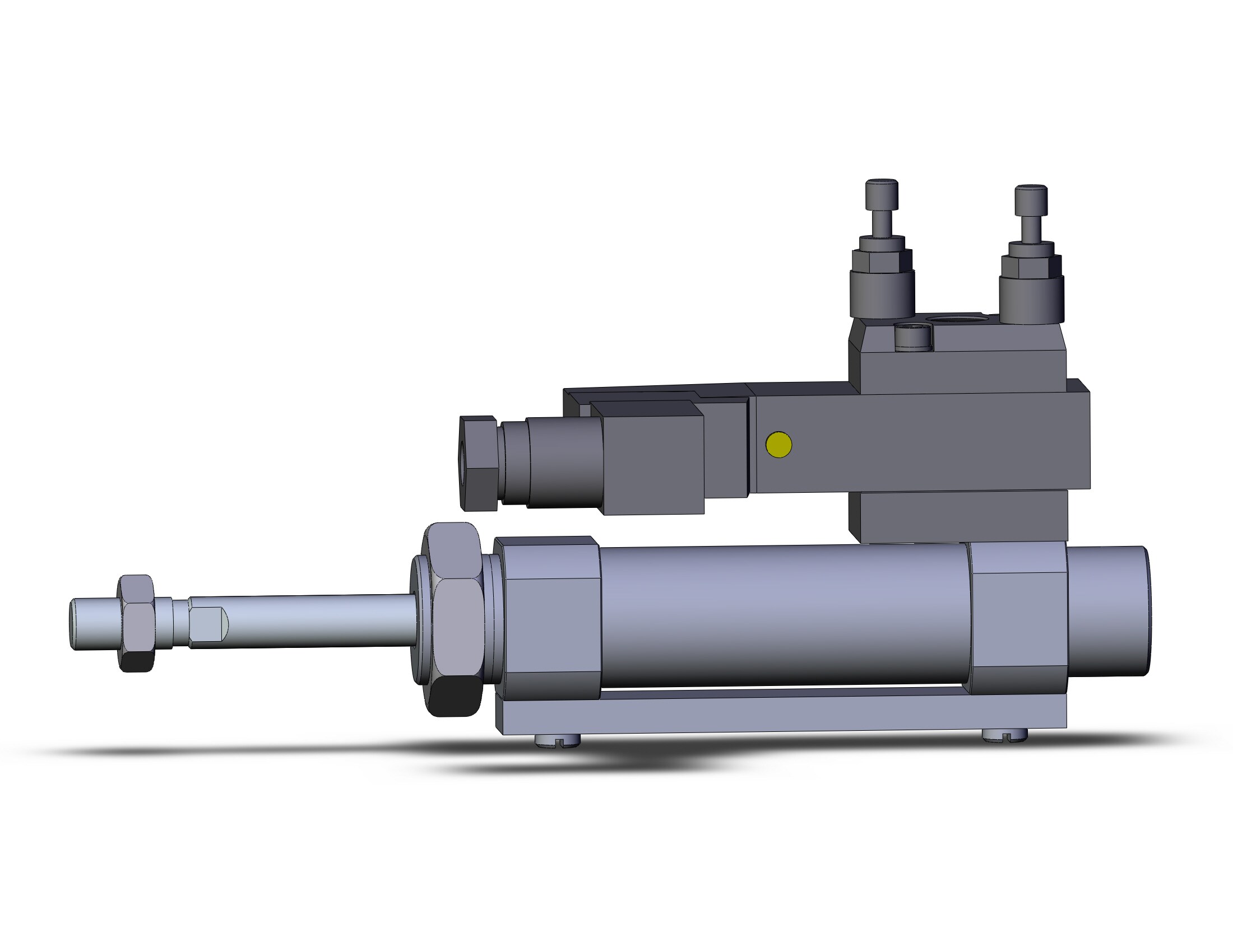 SMC CDVM5B20-25B-15DZ cyl w/valve, sw capable, CVM BAND CYL W/VALVE