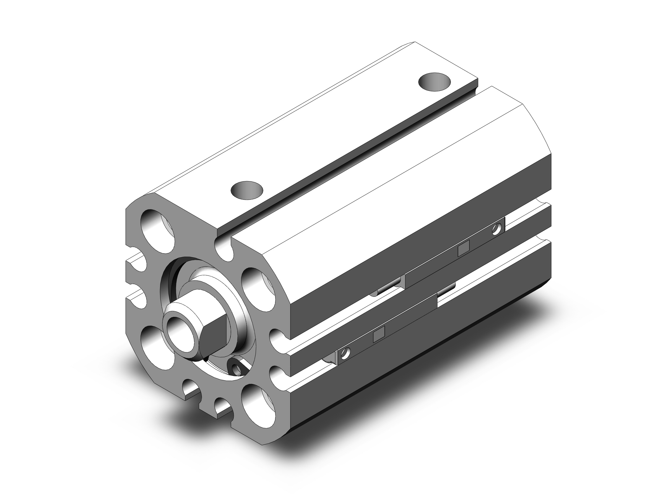 SMC CD55B20-20-M9B cyl, compact, iso, auto sw capable, ISO COMPACT CYLINDER