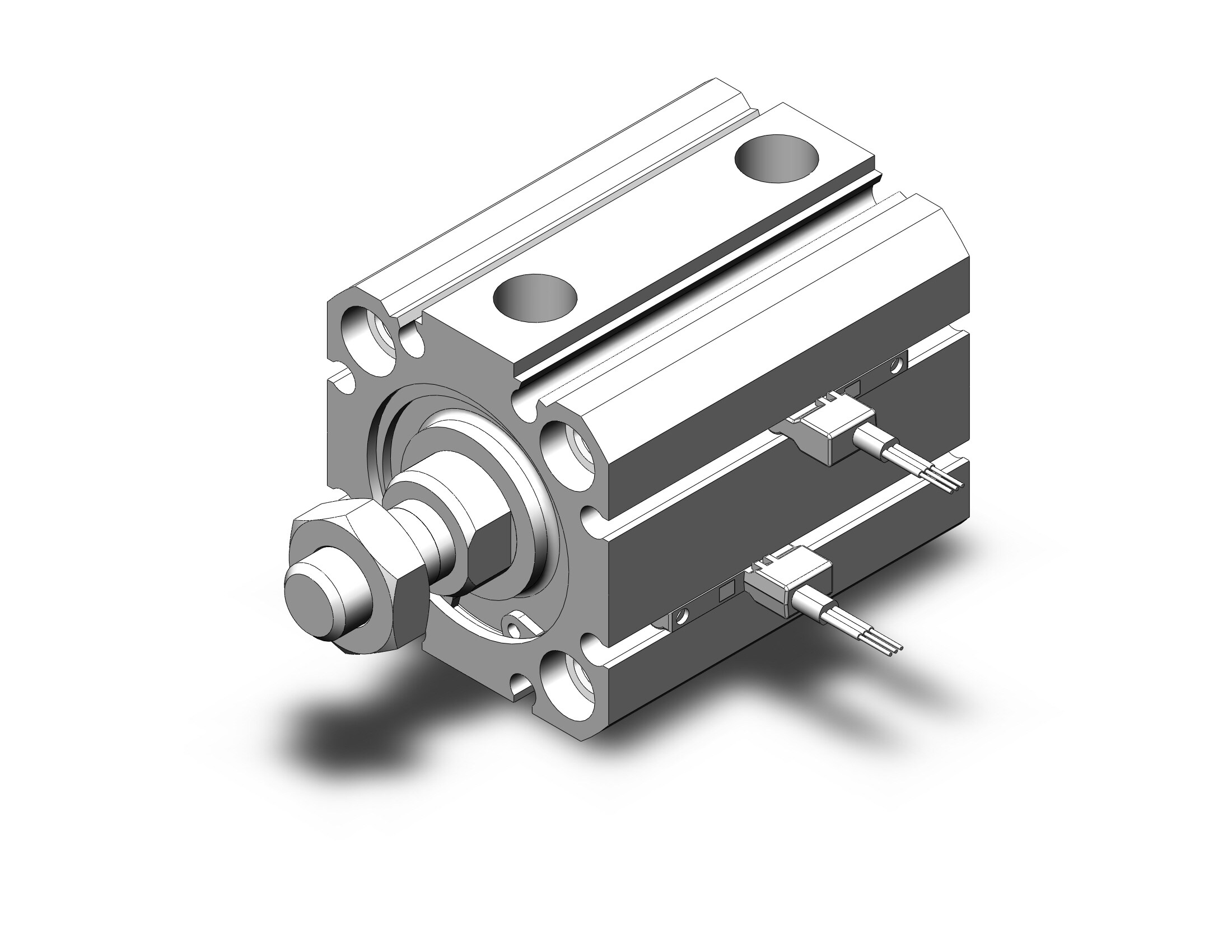 SMC CD55B32-15M-M9PV cyl, compact, iso, auto sw capable, ISO COMPACT CYLINDER