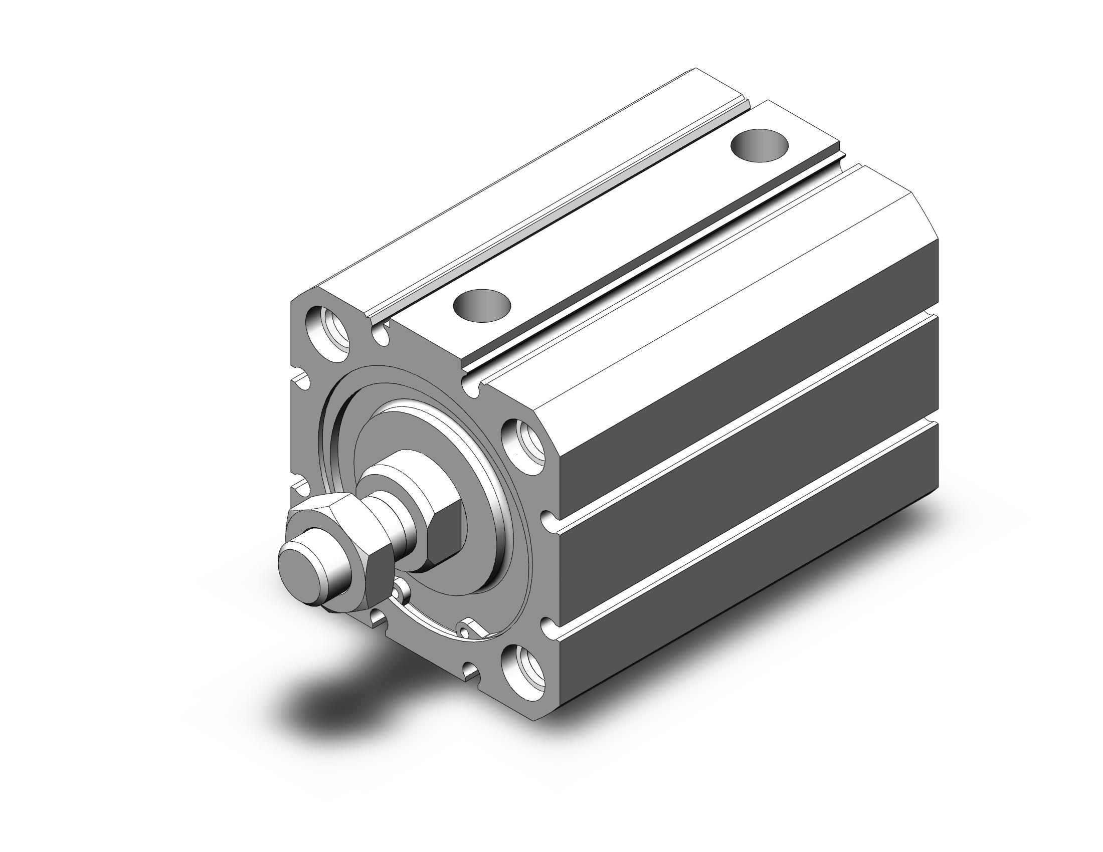 SMC CD55B50-45M cyl. compact, iso, sw capable, C55 ISO COMPACT CYLINDER