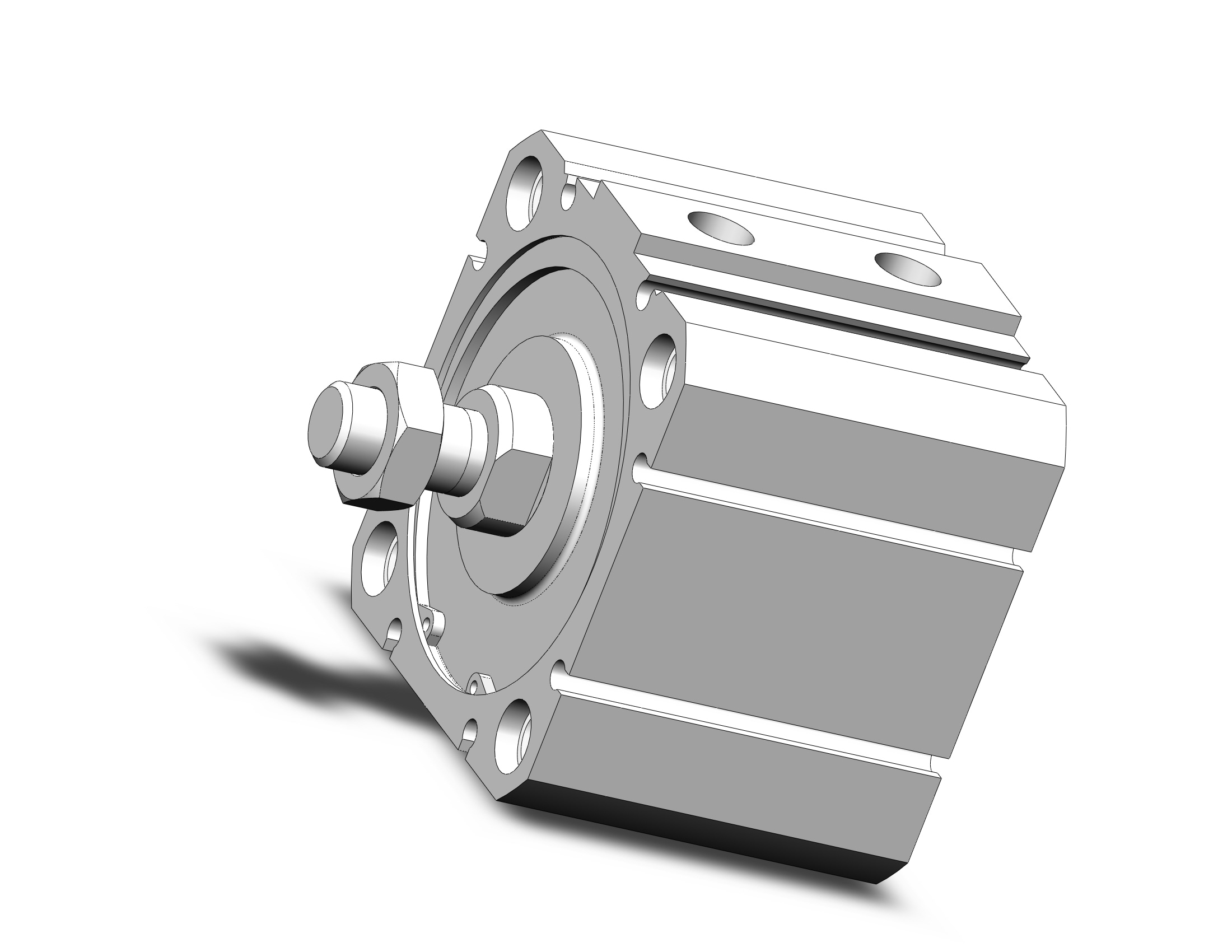 SMC CD55B63-10M cyl. compact, iso, sw capable, C55 ISO COMPACT CYLINDER