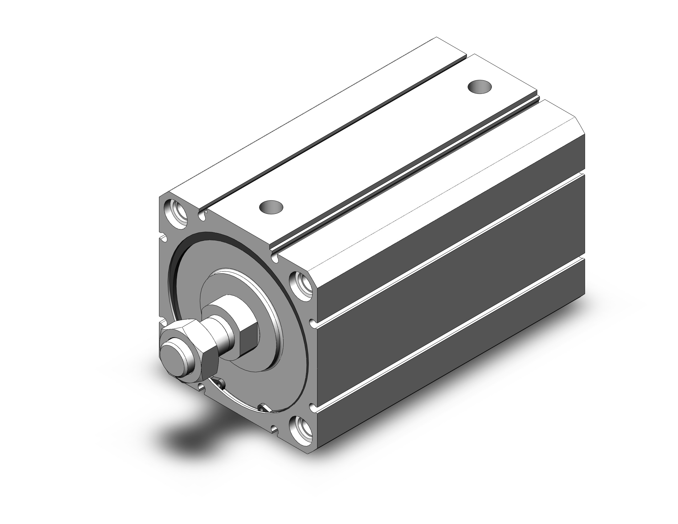 SMC CD55B80-100M cyl, compact, iso, sw capable, C55 ISO COMPACT CYLINDER