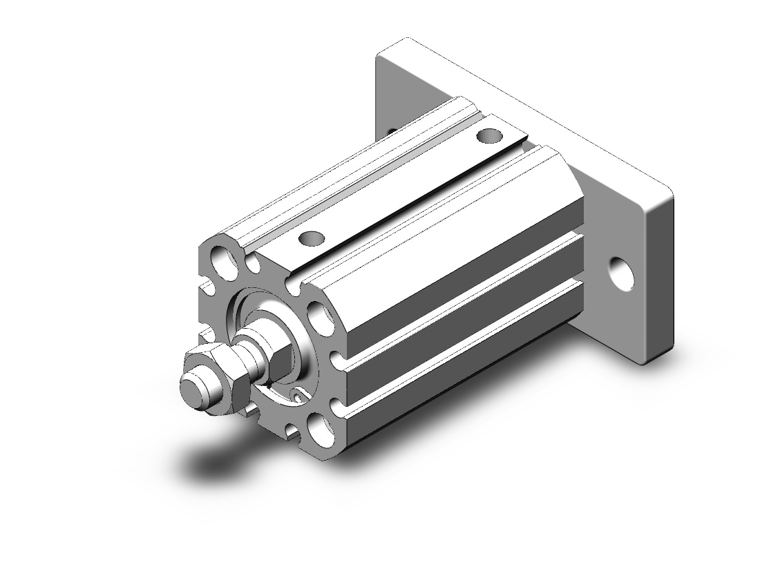 SMC CD55G25-25M cyl, compact, iso, auto sw capable, ISO COMPACT CYLINDER