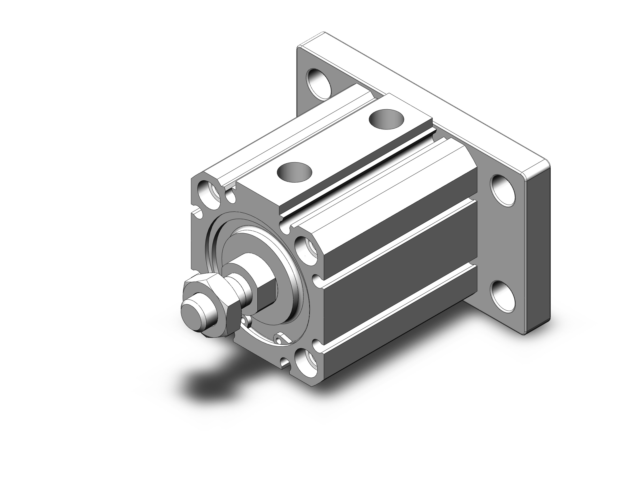 SMC CD55G40-15M cyl, compact, iso, auto sw capable, ISO COMPACT CYLINDER