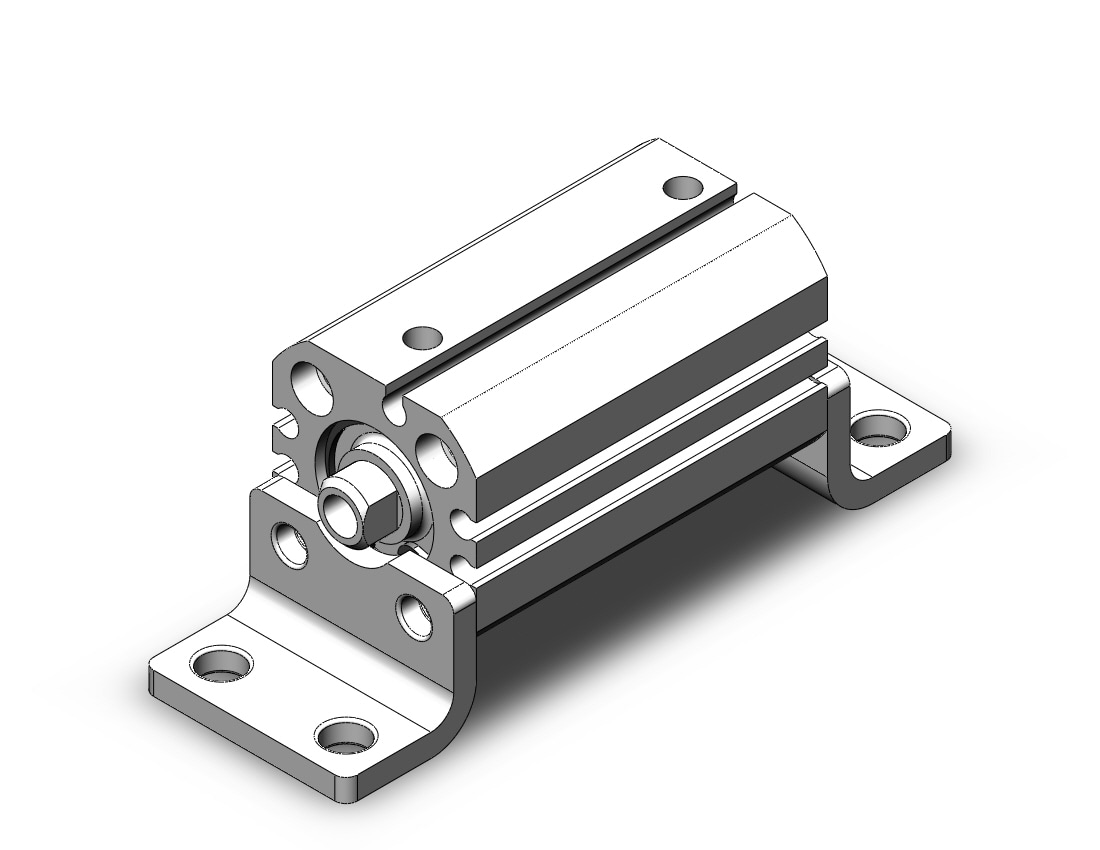 SMC CD55L20-25 cyl, compact, iso, auto sw capable, ISO COMPACT CYLINDER