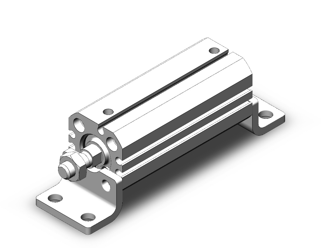 SMC CD55L20-50M cyl, compact, iso, auto sw capable, ISO COMPACT CYLINDER