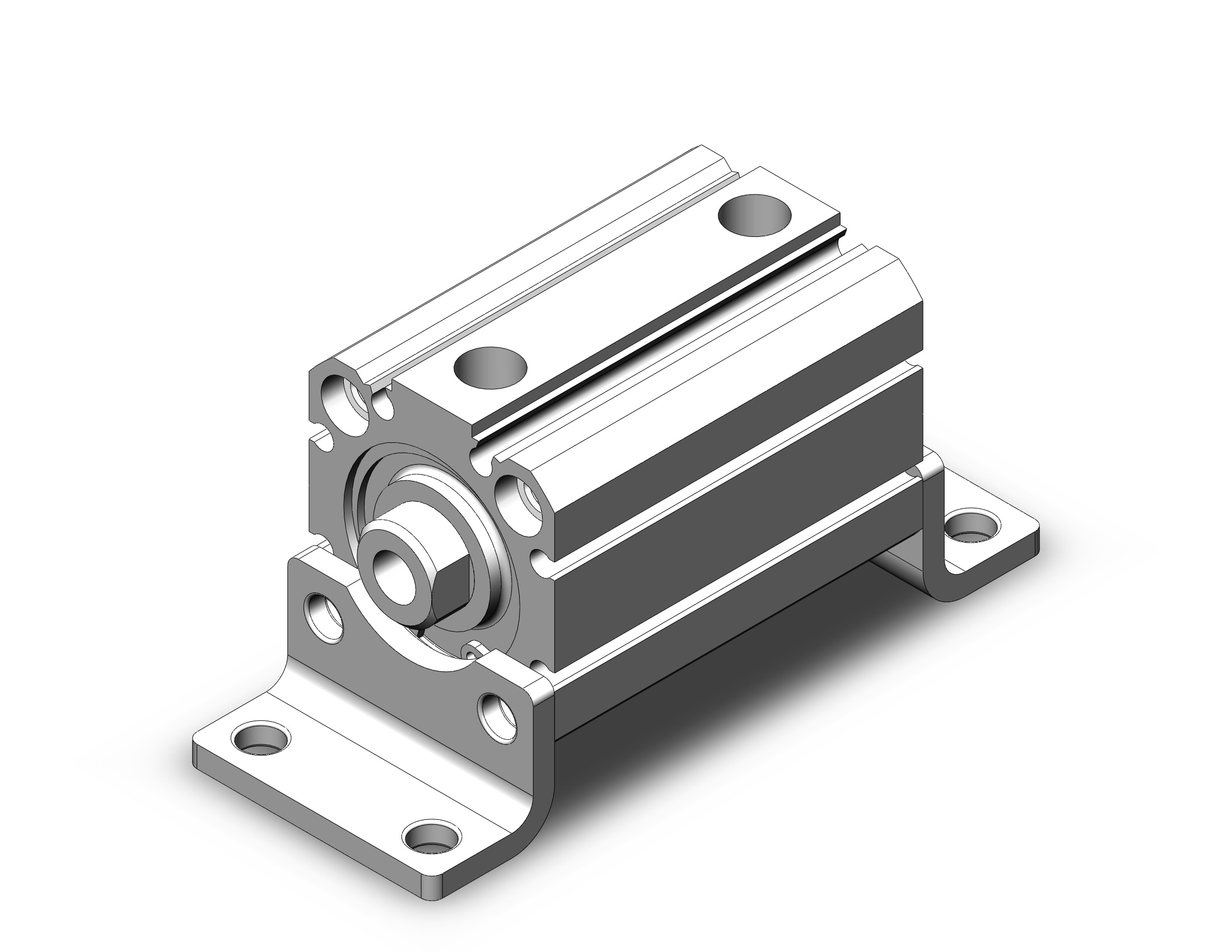 SMC CD55L32-25 cyl. compact, iso, sw capable, C55 ISO COMPACT CYLINDER