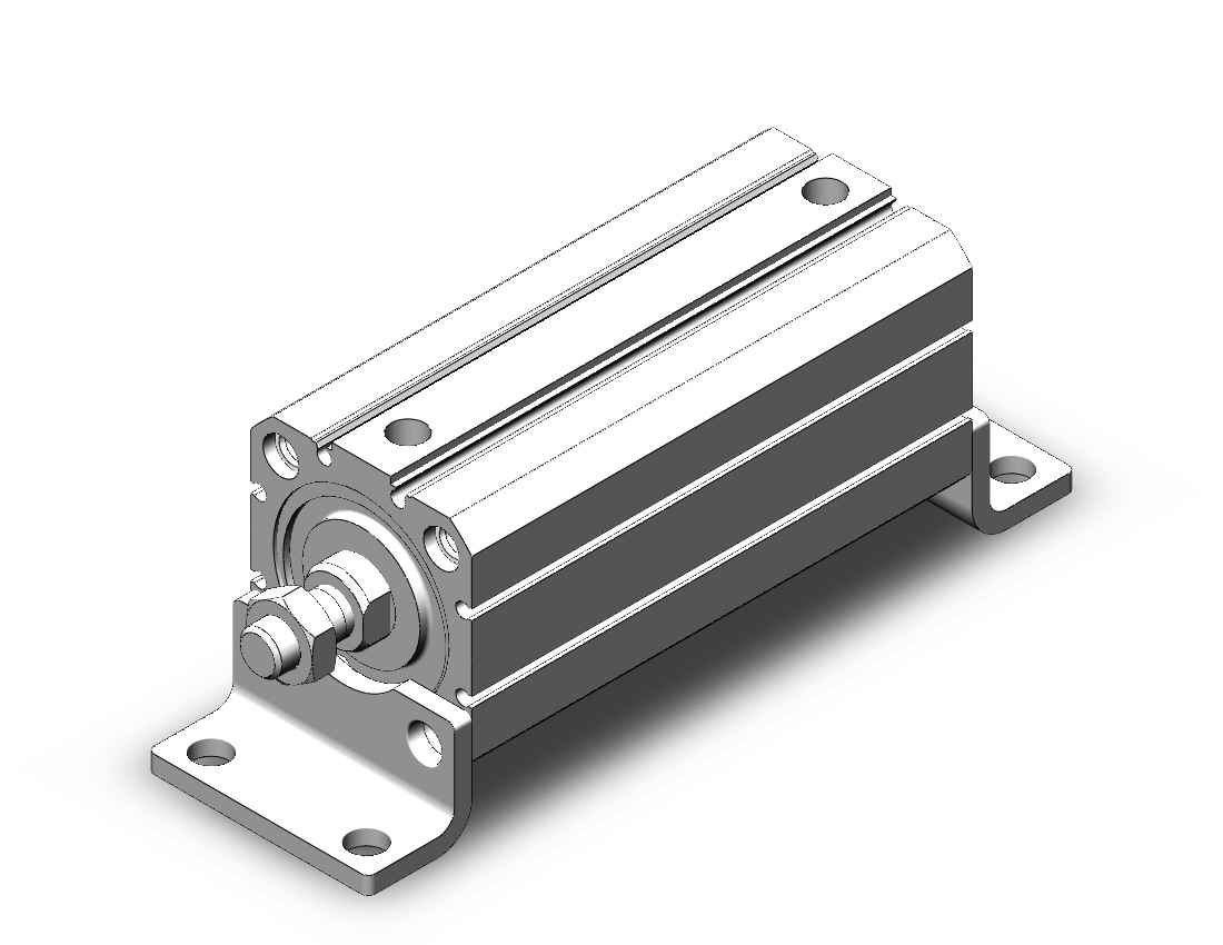 SMC CD55L50-100M cyl, compact, iso, auto sw capable, ISO COMPACT CYLINDER